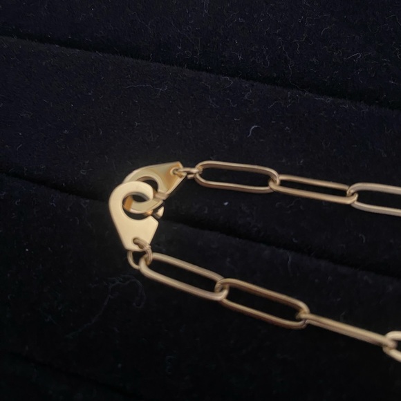 Slide Jewels Gold chain necklace with C clasp - Picture 3 of 9